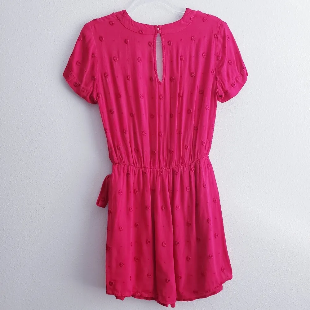 Anthropologie TWA Greenbrier Embroided Mock Wrap Romper - Image 8