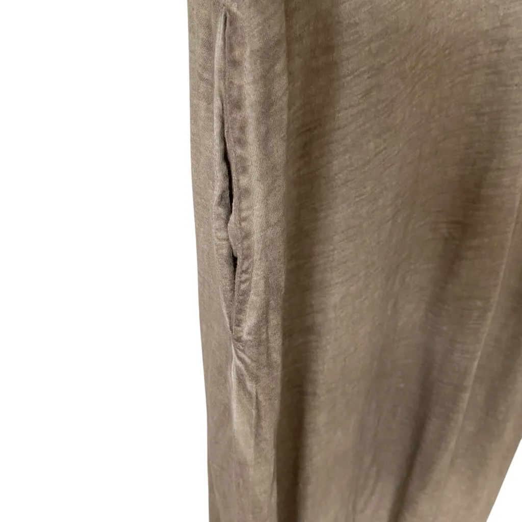 Soft Surroundings NWTs Taupe Tan Lace Trim Nightgown Sleep shirt Loungewear - Image 5