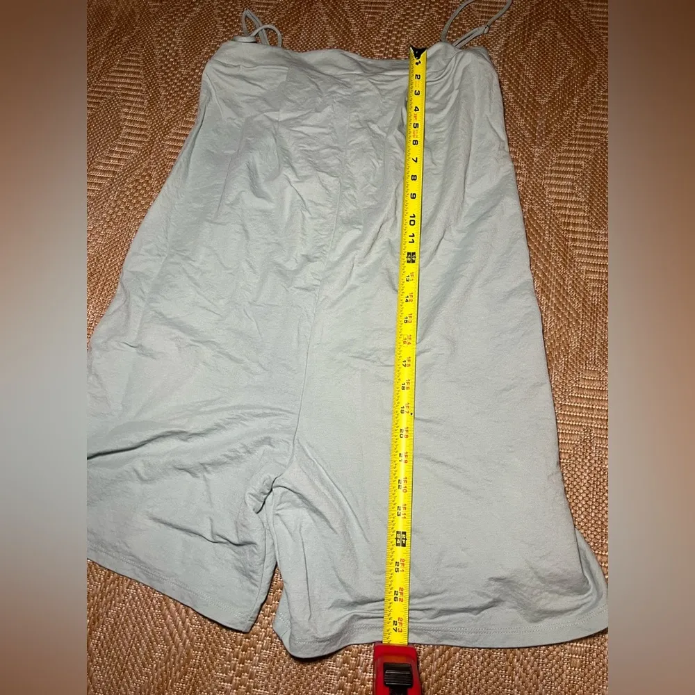 Zara Women's Light Blue Romper,Sleeveless,Spaghetti Strap, Size S - Image 7