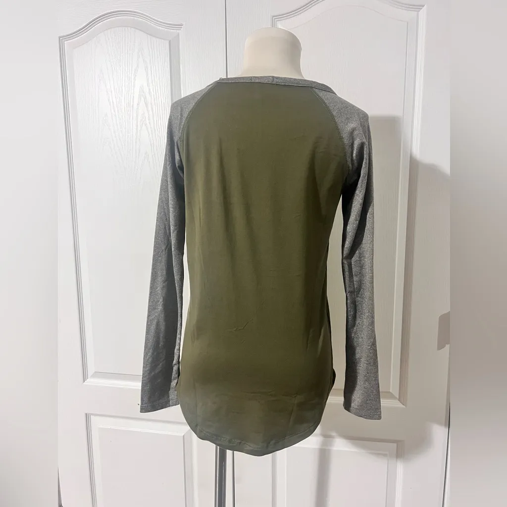 Rue21 Baseball Long Sleeve Tee - sz S Juniors‎ - Image 4