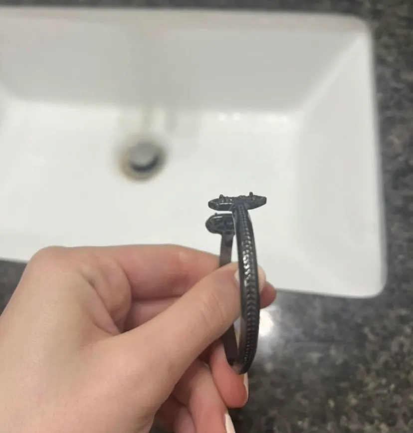 Black Cuff Bracelet - Image 5