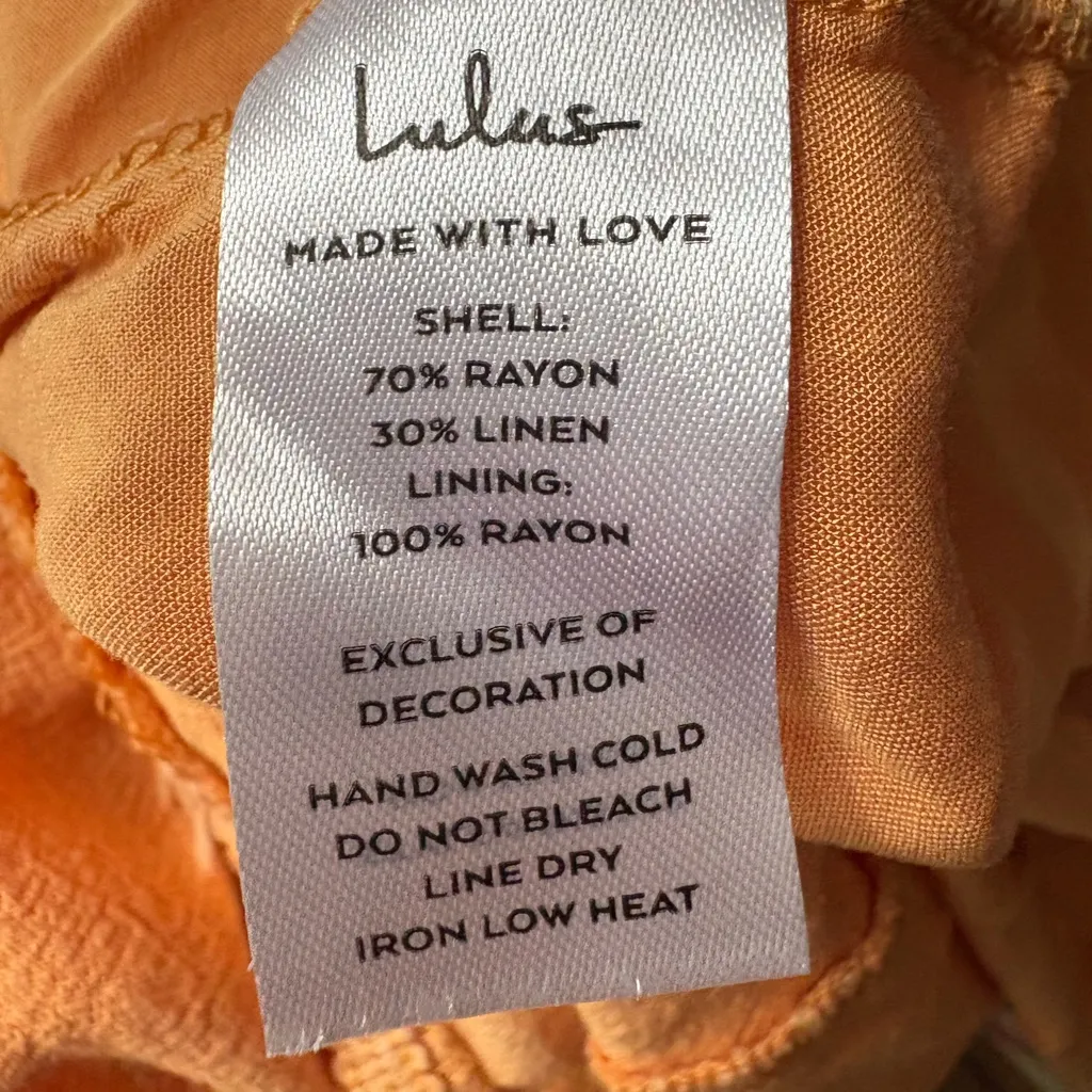 Lulus Tangerine Rayon - Image 2