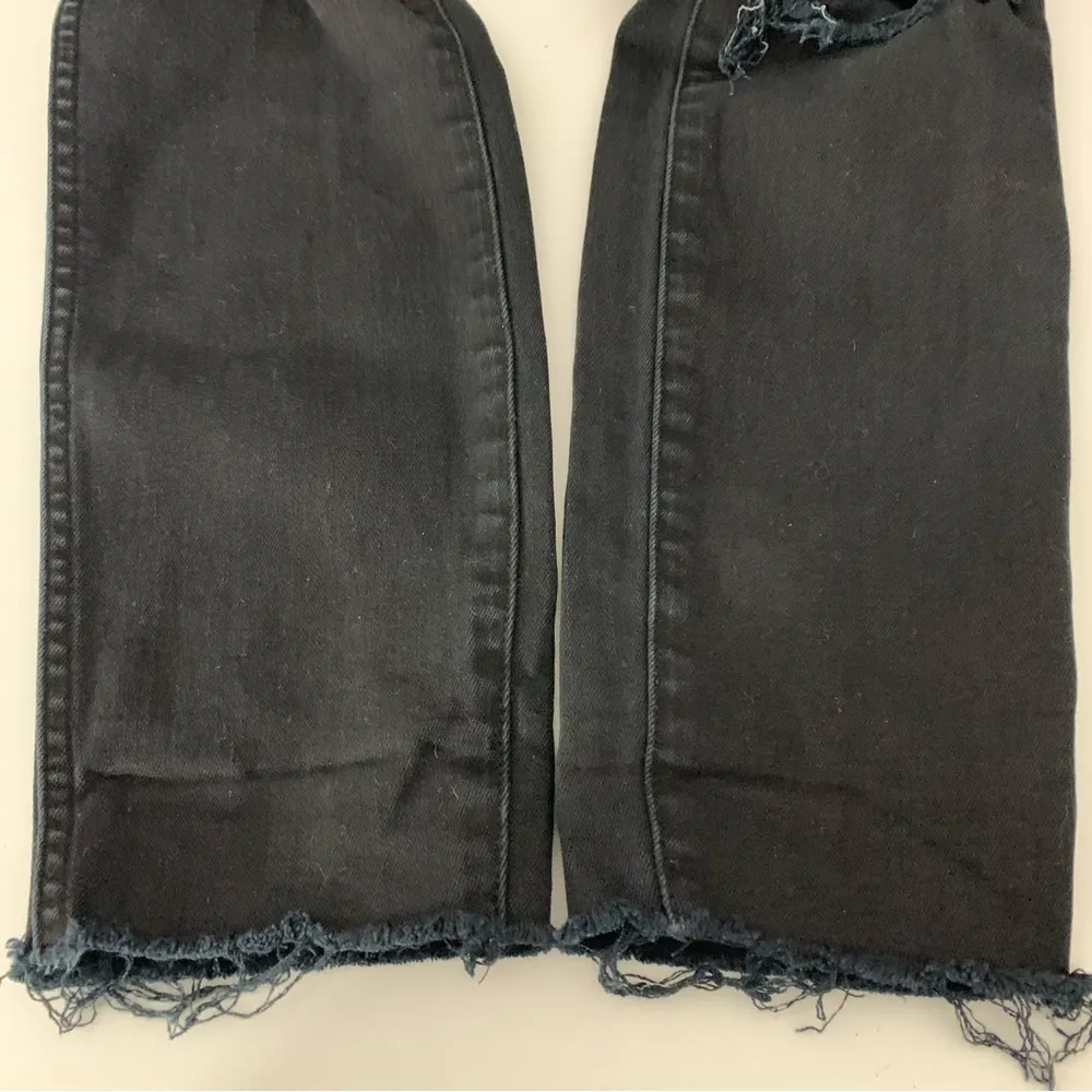 Madewell 10” High Riser Skinny Skinny Distressed Raw Hem Jeans Size 25 - Image 10