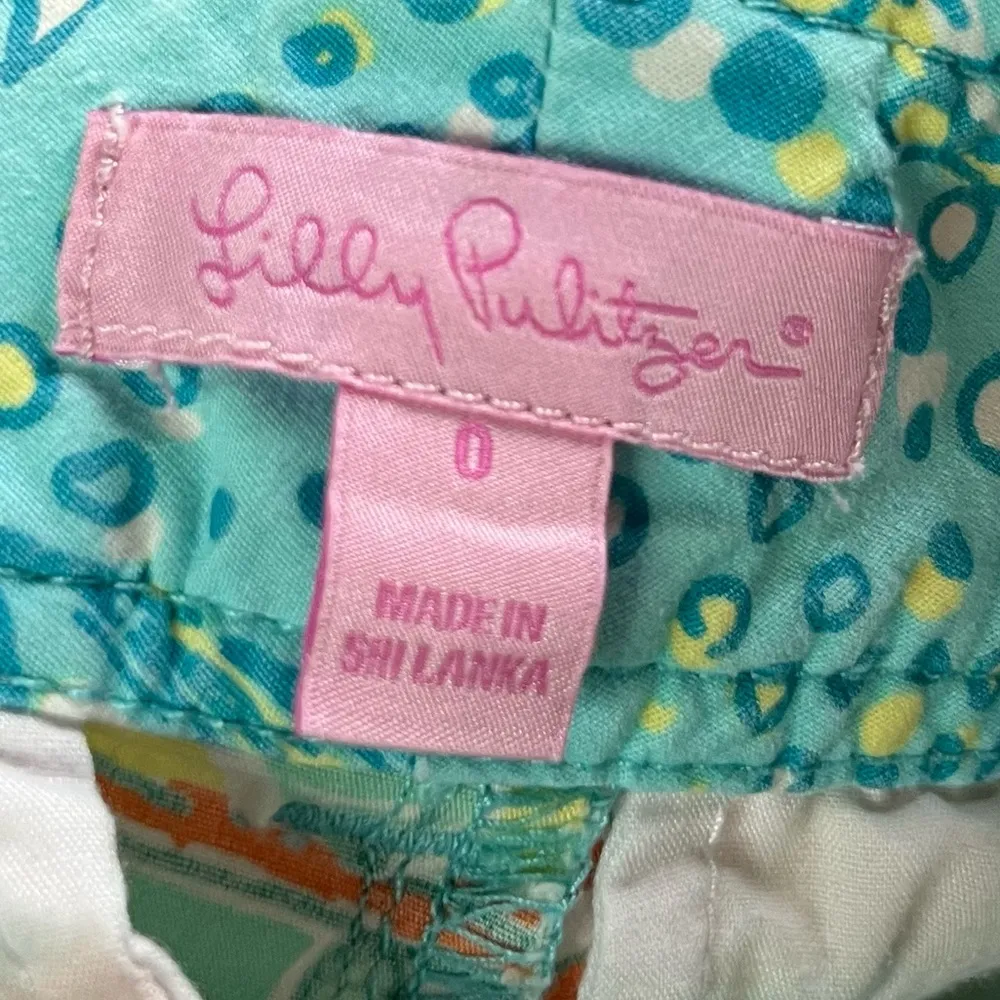 Lilly Pulitzer Callahan Just Add Lemon Patchwork Shorts 0 - Image 30