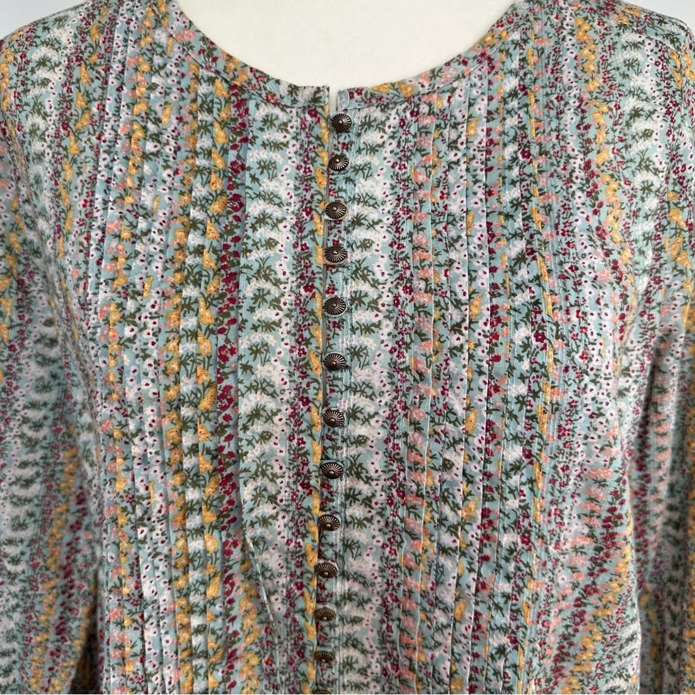 Anthropologie Maeve Gelise Button Blouse Top - Image 8