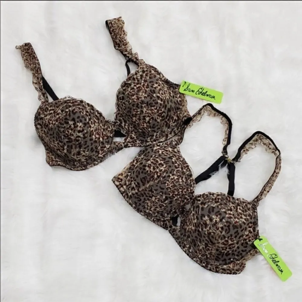 ‎Sam Edelman Adjustable Cheetah Print Bra - Image 5