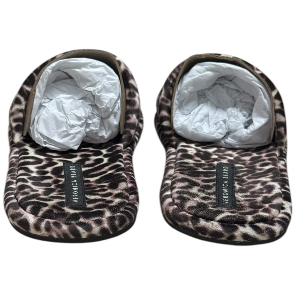 Veronica Beard Gillian Slipper Sandals Animal Leopard Print Coastal Resort 9 - Image 7