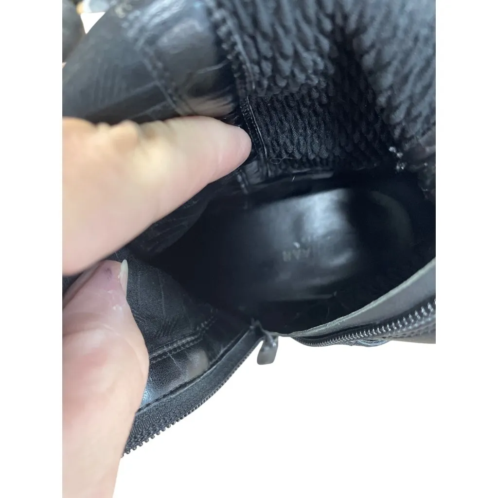 Cole Haan womans Black Leather Knee Equestrian Riding Boots Sz 8B SKU 9509 - Image 16