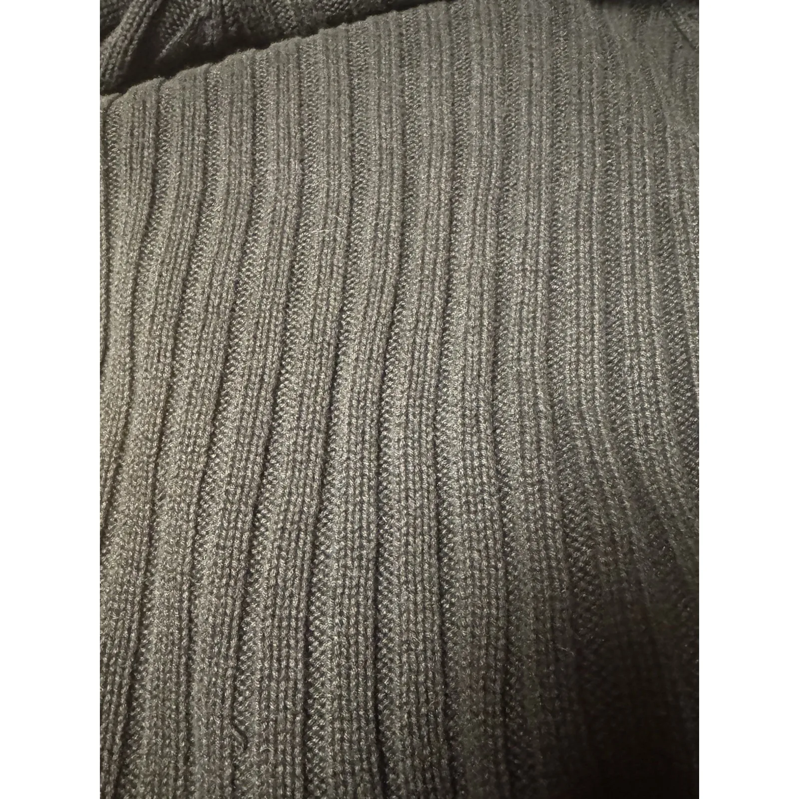 Vintage 1980s Herman Geist Women's Black Ribbed Mock Neck Sweater Size M - Image 15