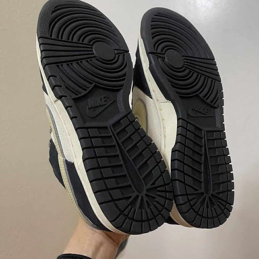 NEW! Nike Dunk Low LX Black Suede Team Gold Wmns size 6.5 men size 5 DV3054-001 - Image 8