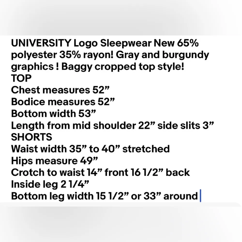 GRAYSON SOCIAL Short Set Size 1X Womens HARVARD UNIVERSITY Logo Sleepwear New - Image 8