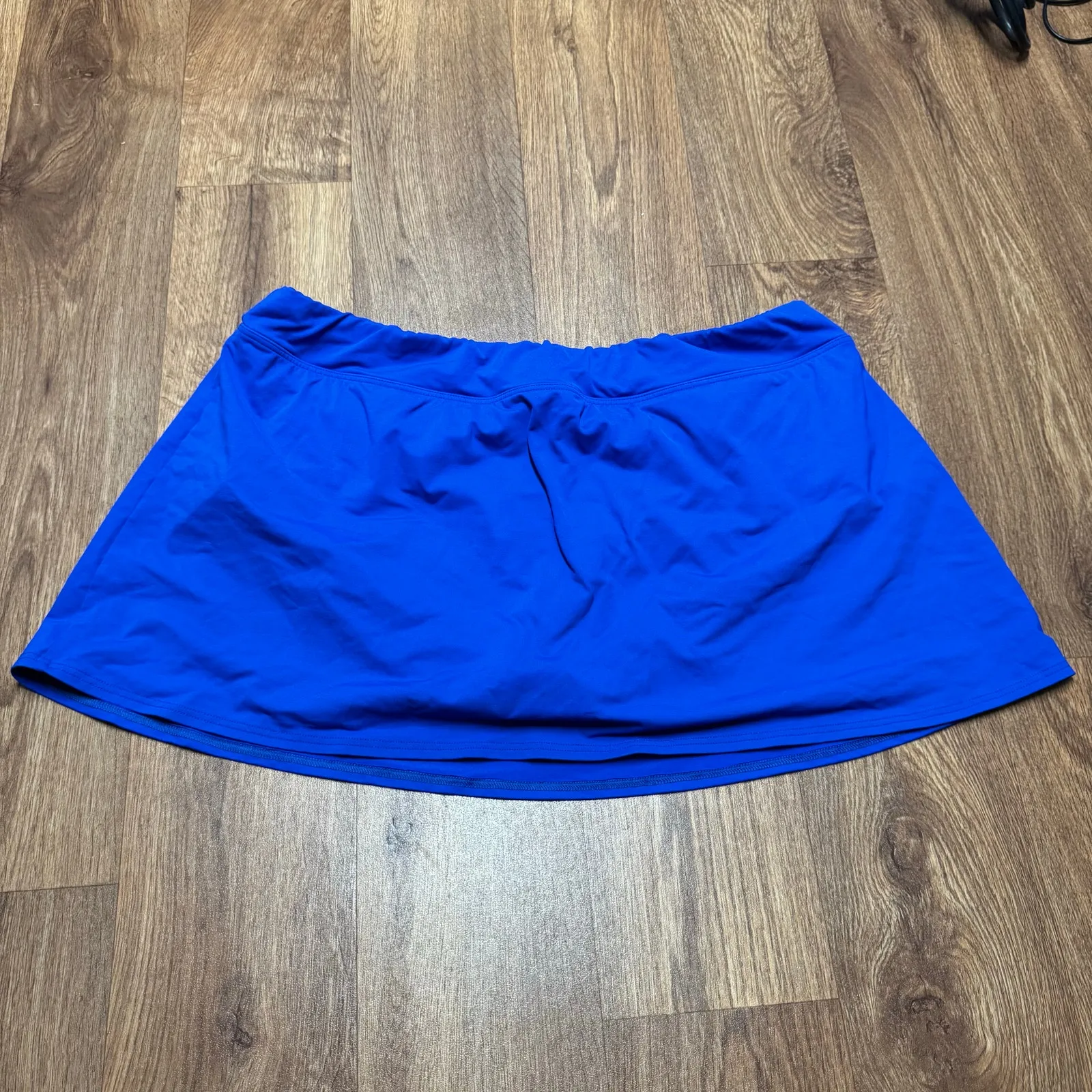 Lands End Womens Royal Blue Swim Skirt Attached Brief Suit Bottom Plus Size 18W - Image 2