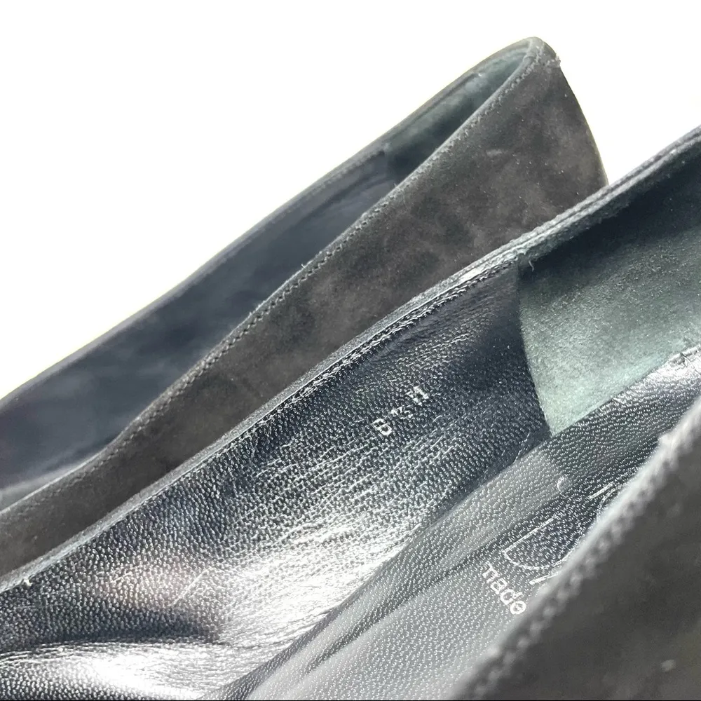 JOAN & DAVID black suede flats, size 8.5 - Image 8