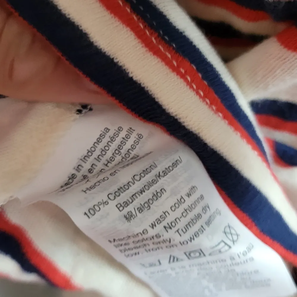 Madewell Raglan flare-sleeve tee in stripesize large - Image 8