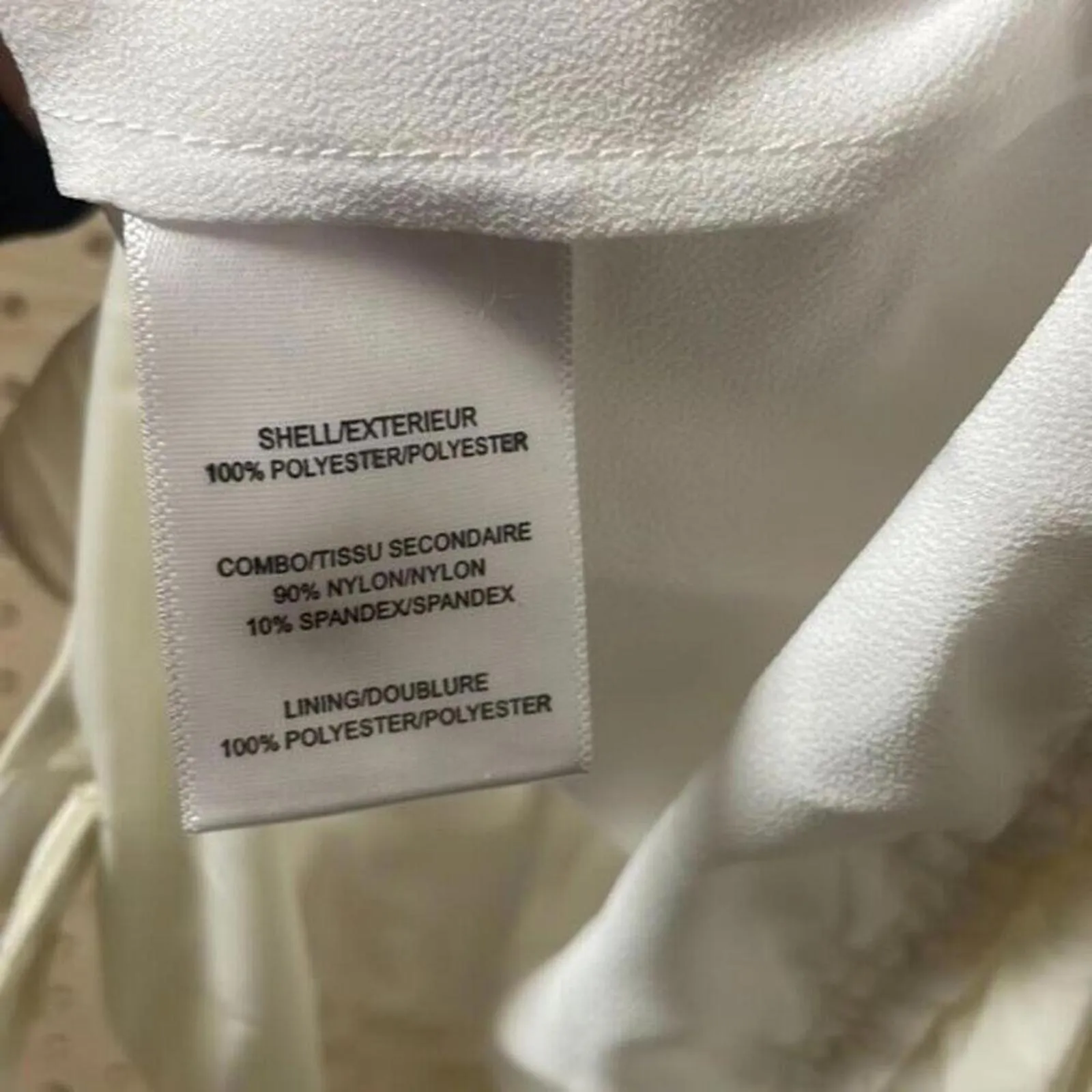 Belle Badgley Mischka white Racerback Bodysuit open back bridal wedding - Image 9