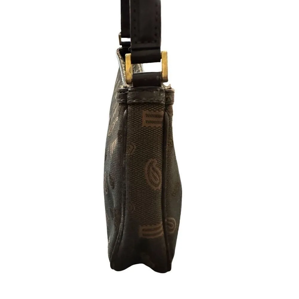 ETRO Mini Canvas Bag Made in Italy Brown - Image 9