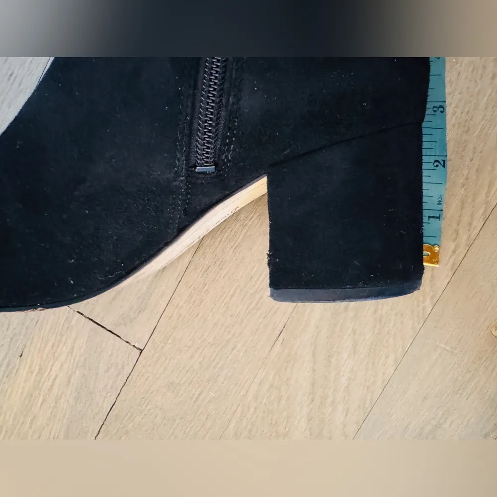 Sam Edelman Women's Vinney Boot Size 7 Block Heel Tall Black Stretch - Image 11