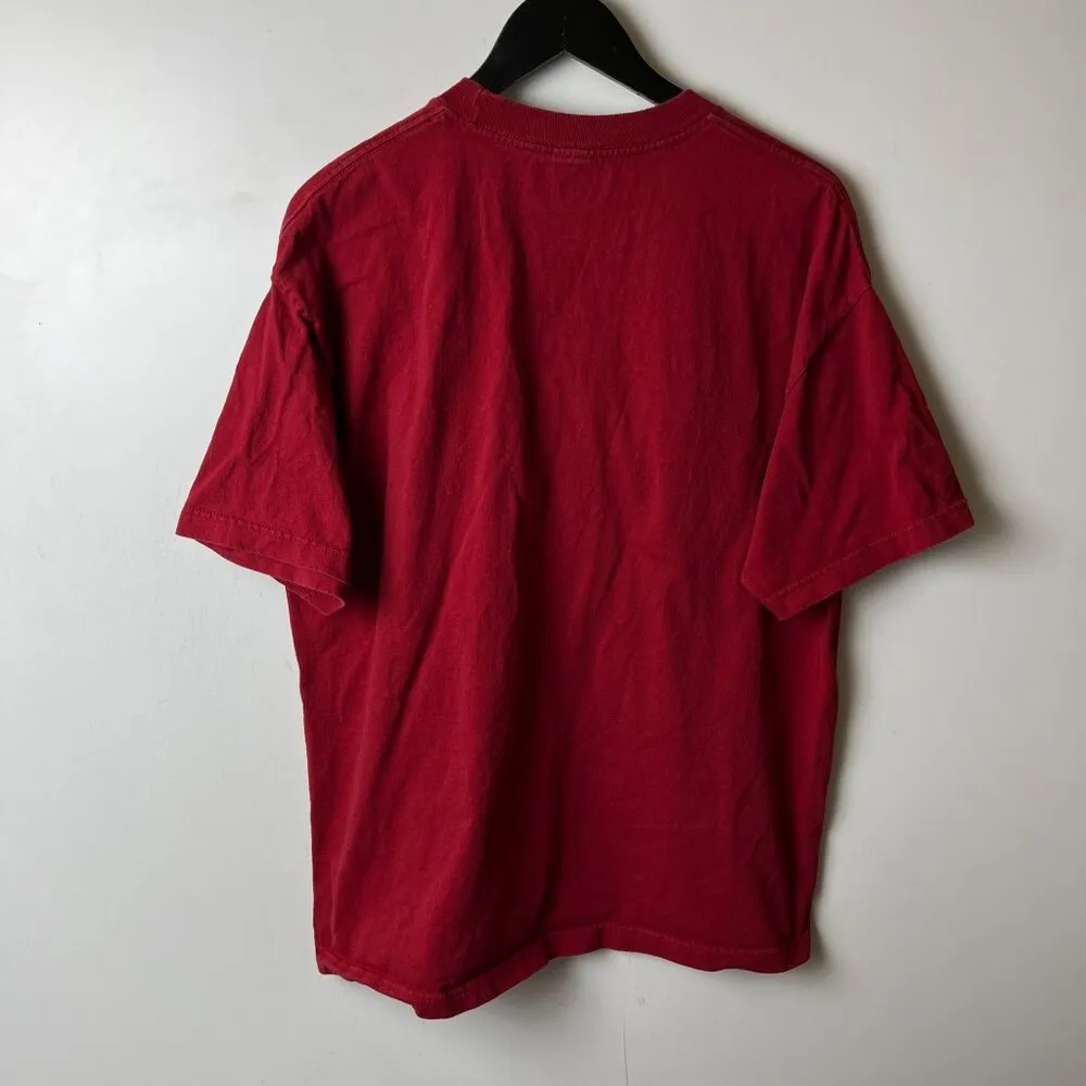 Vintage Y2K Canada Montreal T Shirt Red XL Extra Large Maple Leaf Embroidered - Image 2