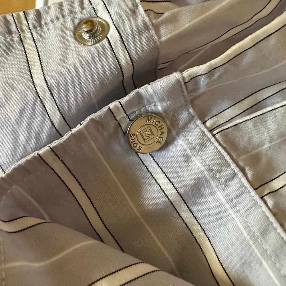 Michael Kors striped button down button up blouse - Image 3