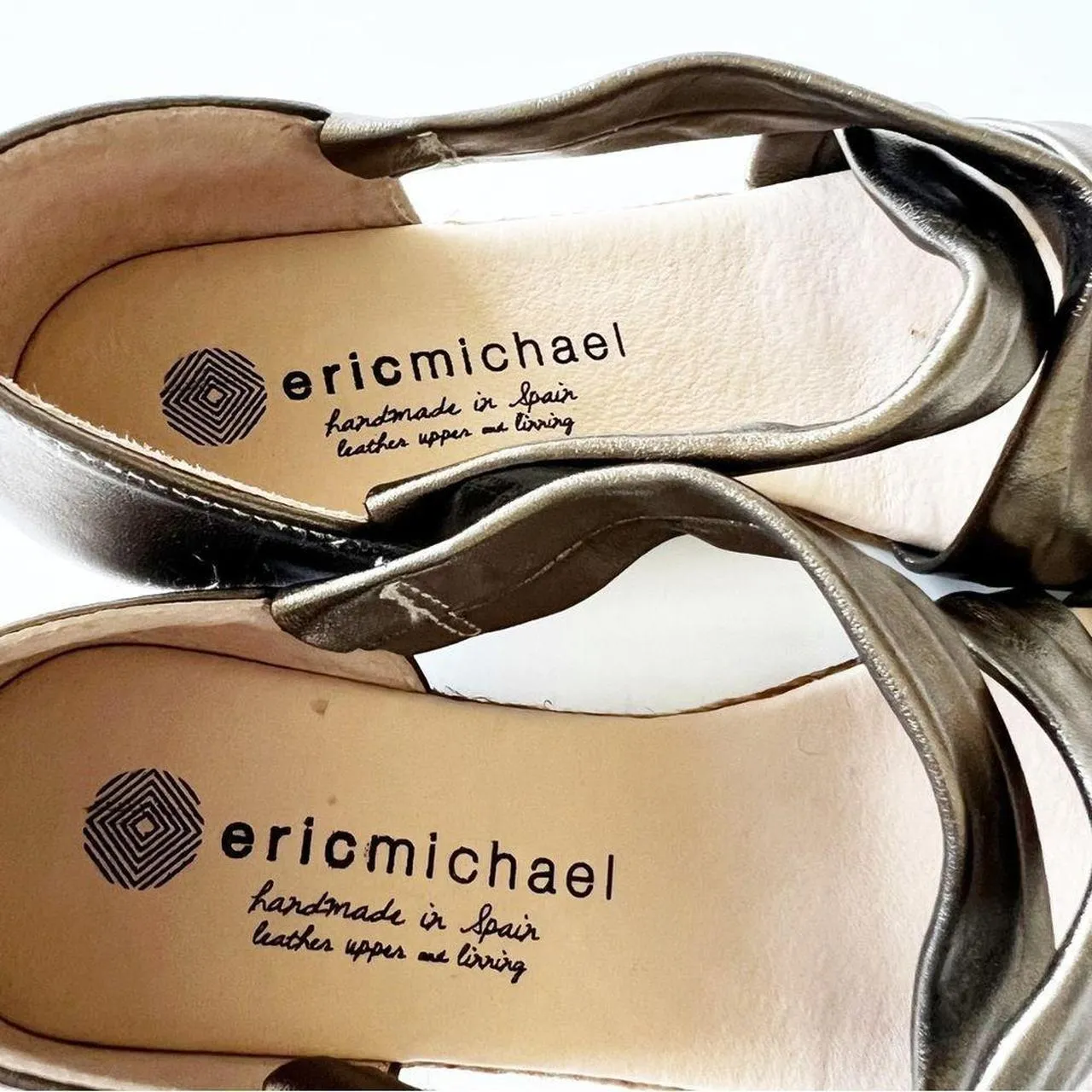 Eric Michael  Leather Espadrille Sandals - Image 6