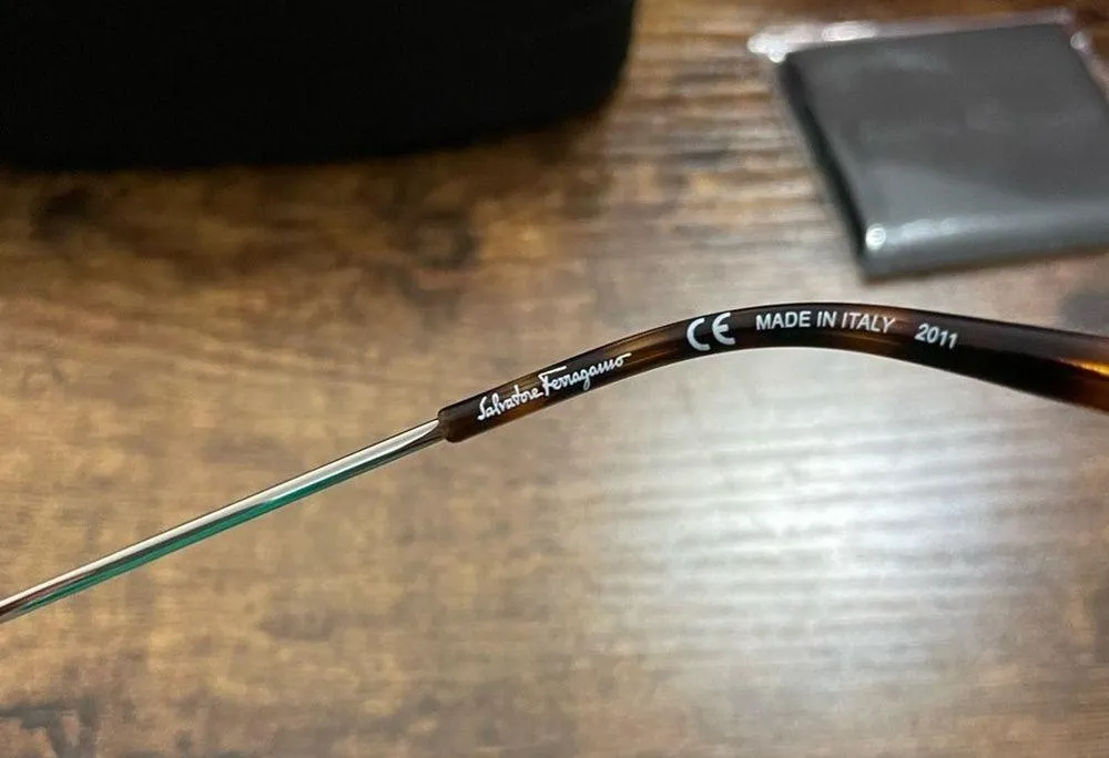 Salvatore Ferragamo SF265S 068 Aviator Sunglasses Sz 62-13-145 - Image 5