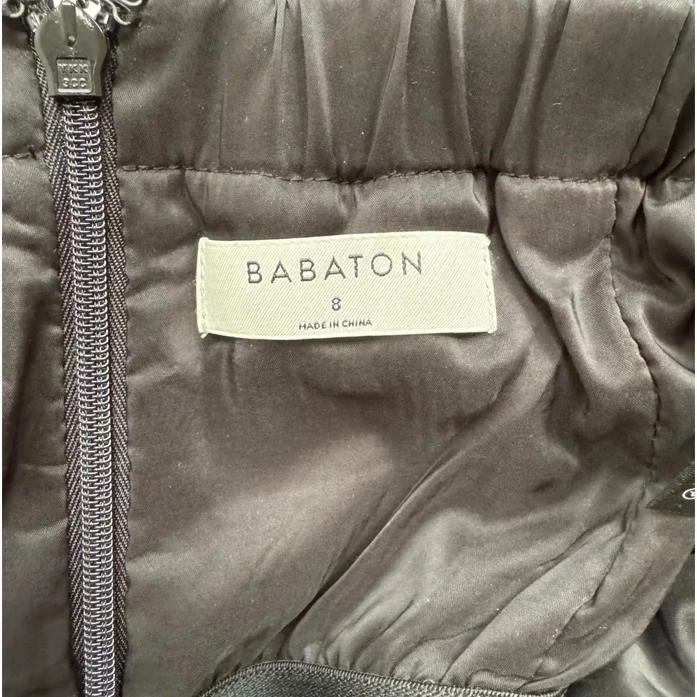 Babaton Aritzia  Flutter Strapless Wide Leg Jumpsuit Black Size 8 - Image 14