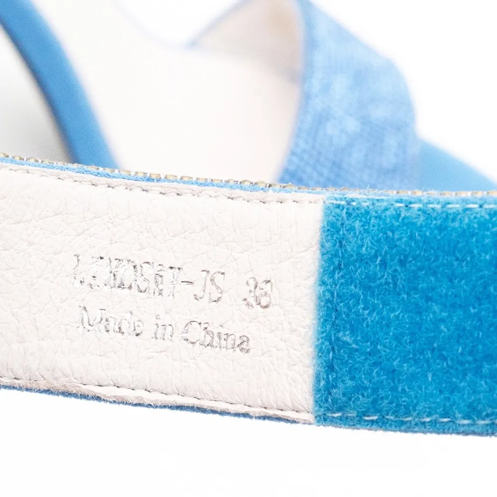 Jeffrey Campbell - Blue Sparkly Lindsay Heel - Image 8