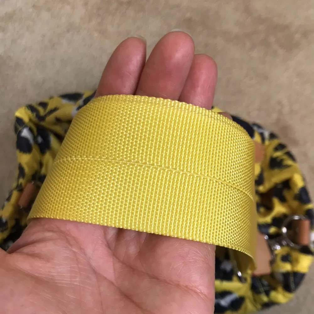 MZ Wallace New York Yellow Leopard Metro Tote Deluxe Adjustable Strap Medium Bag - Image 9