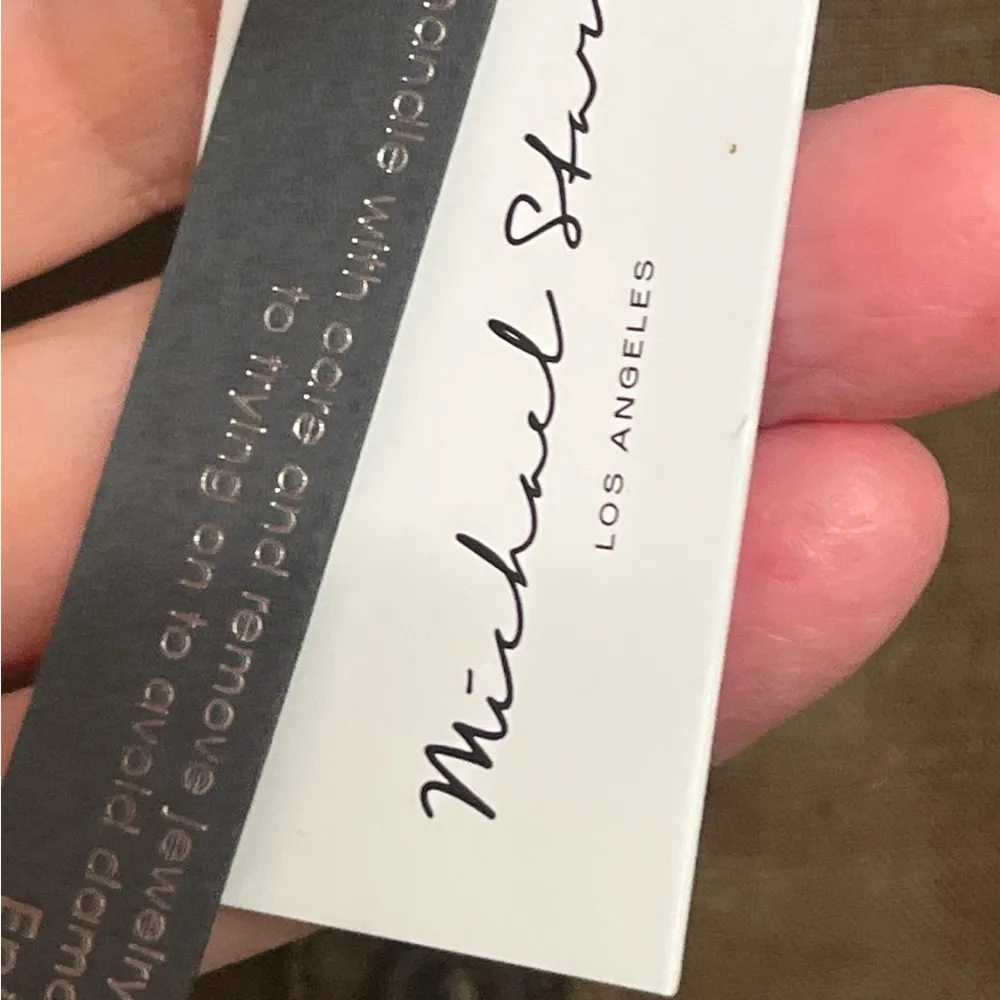 NEW MICHAEL STARS greta short sleeve linen dress dolmam brown khaki size small - Image 11