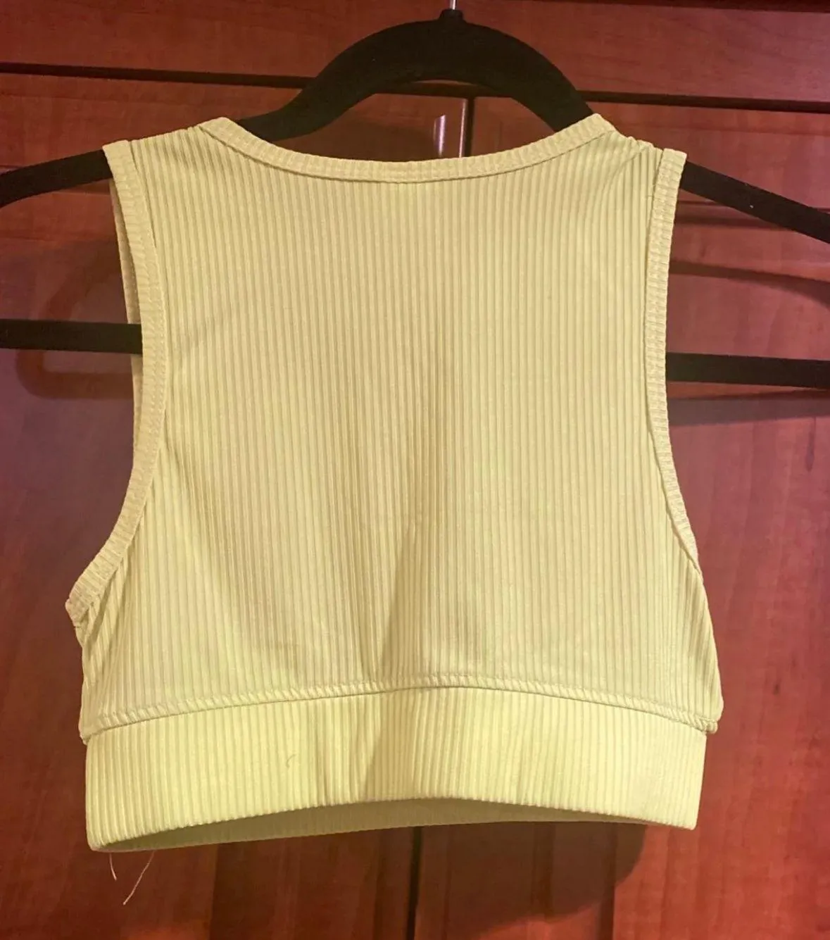 Neon Green Sports Bra Size M - Image 2