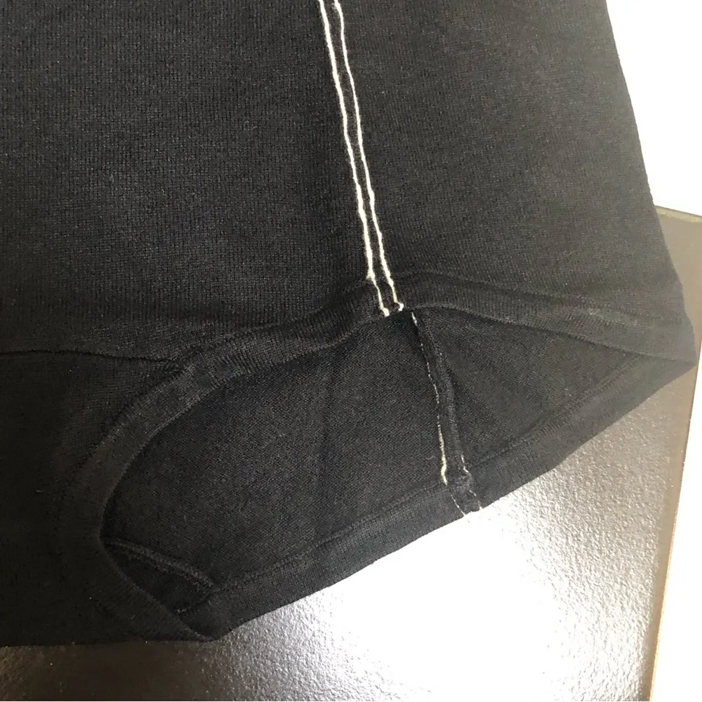 NWT Monrow Knit Sweater Shorts Boyshort Athletic Hot Pants Mini Shorts Black szL Size L - Image 10