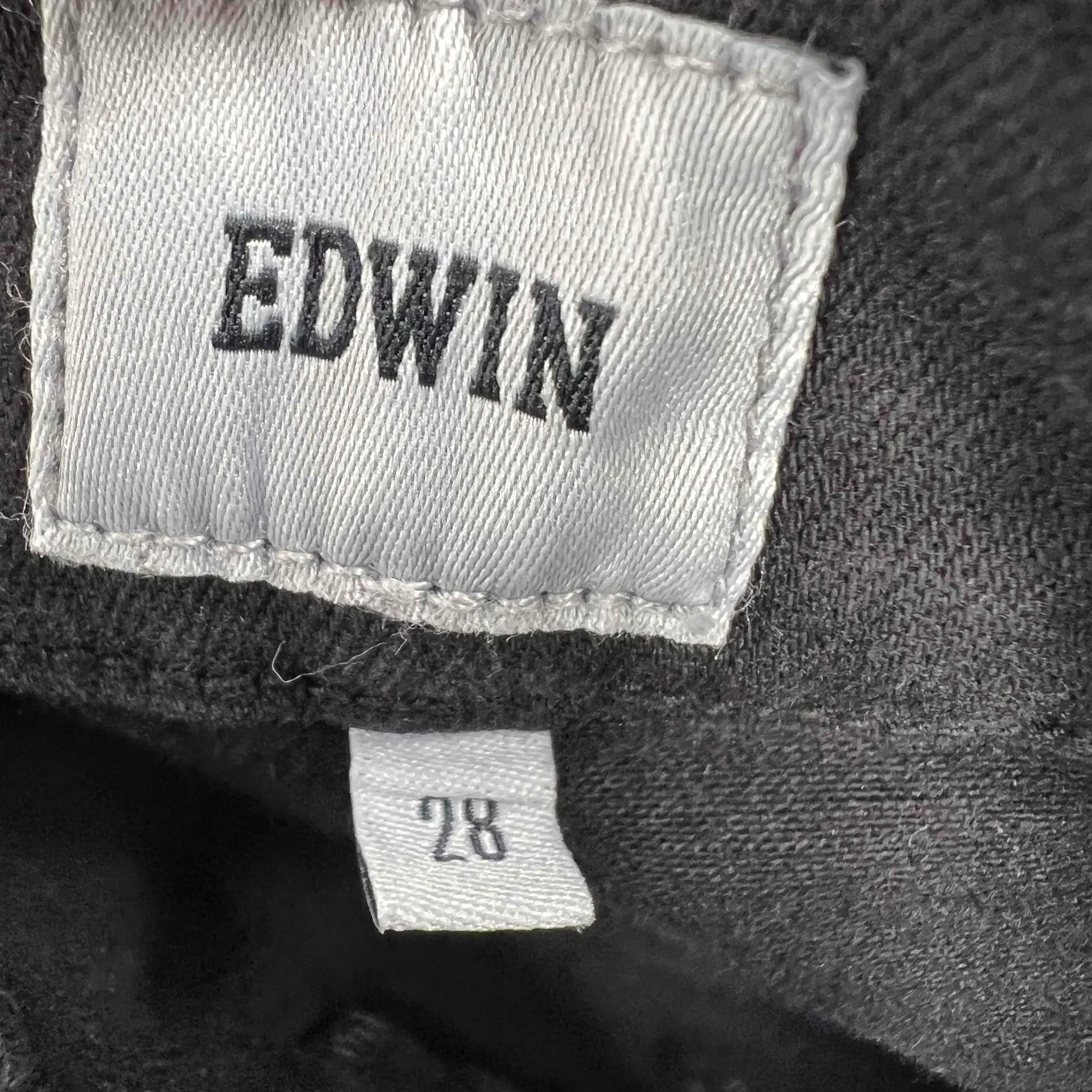 Edwin Pixie Skinny‎ Jeans Black Mid Rise Stretch Womens 28 New - Image 8