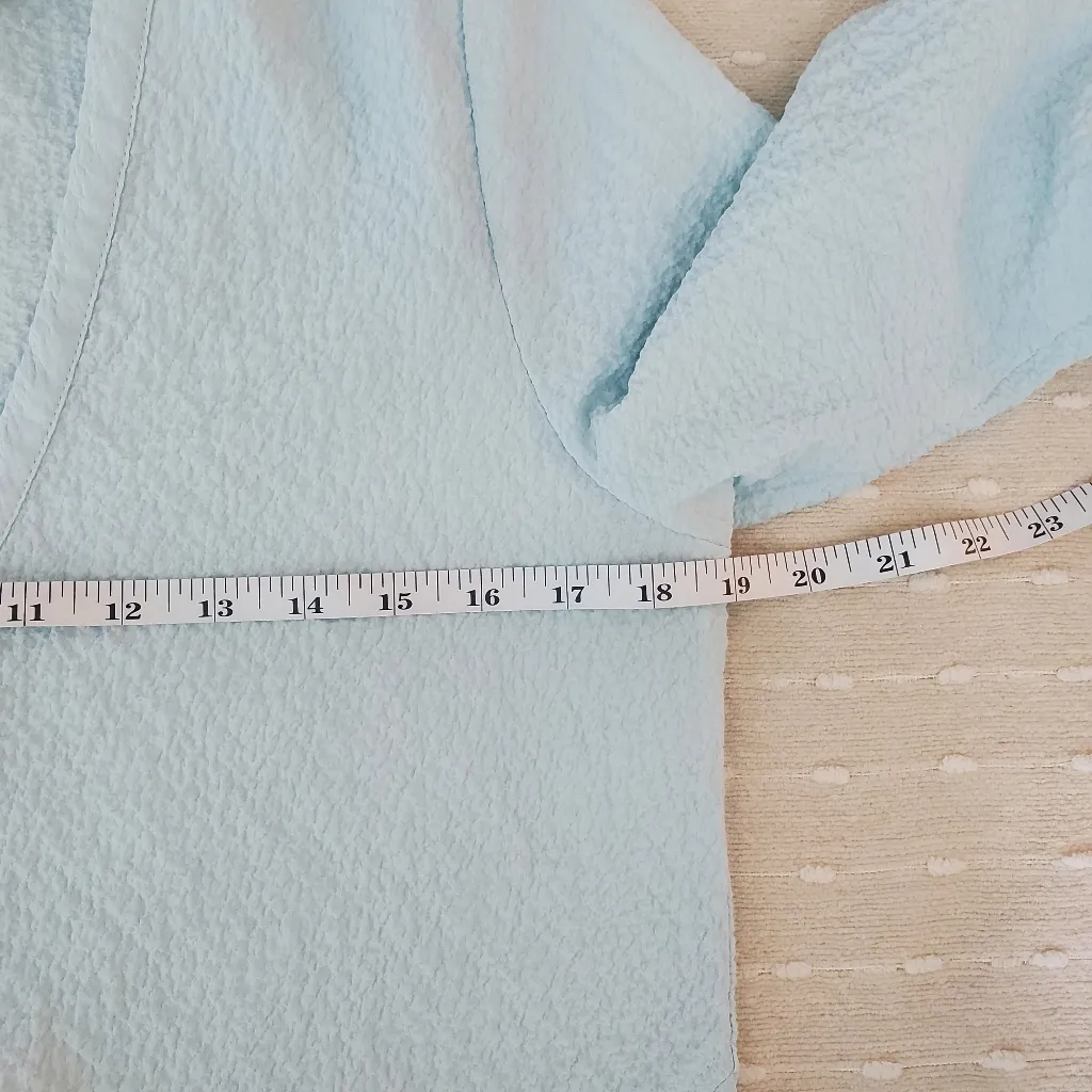 Habitat Blue Women's Button Top.‎ Size: S. - Image 7