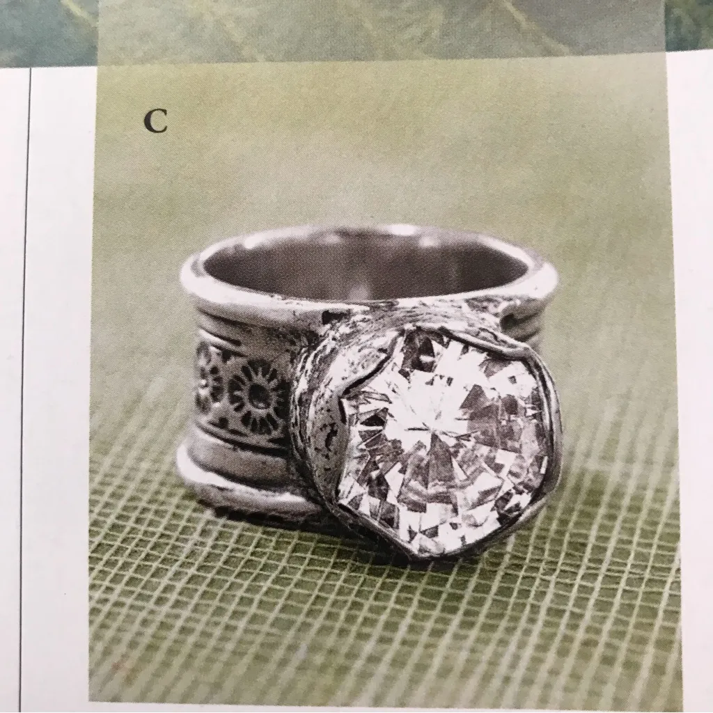 Silpada Sterling Silver Solitaire Cubic Zirconia Ring Size 6 - Image 9