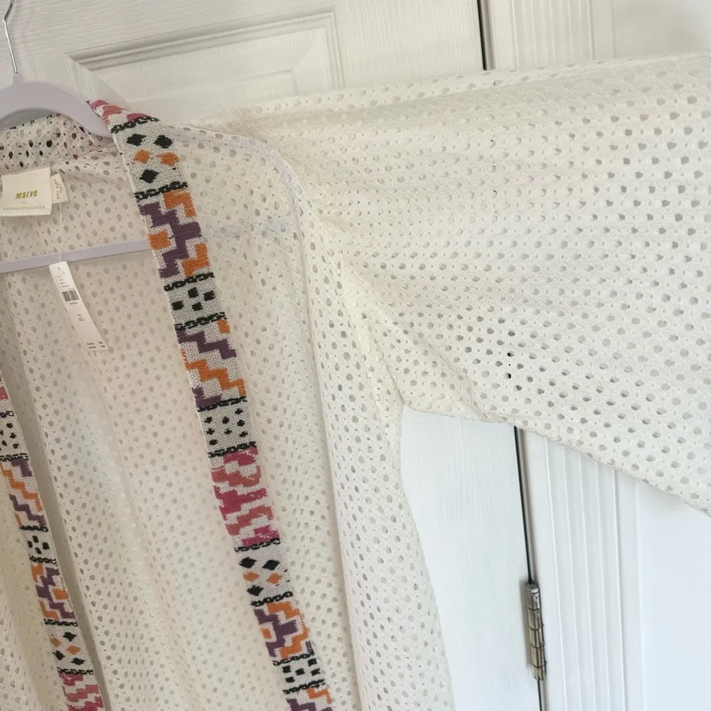 NWT MAEVE Anthropologie Mesh Duster One Size - Image 8