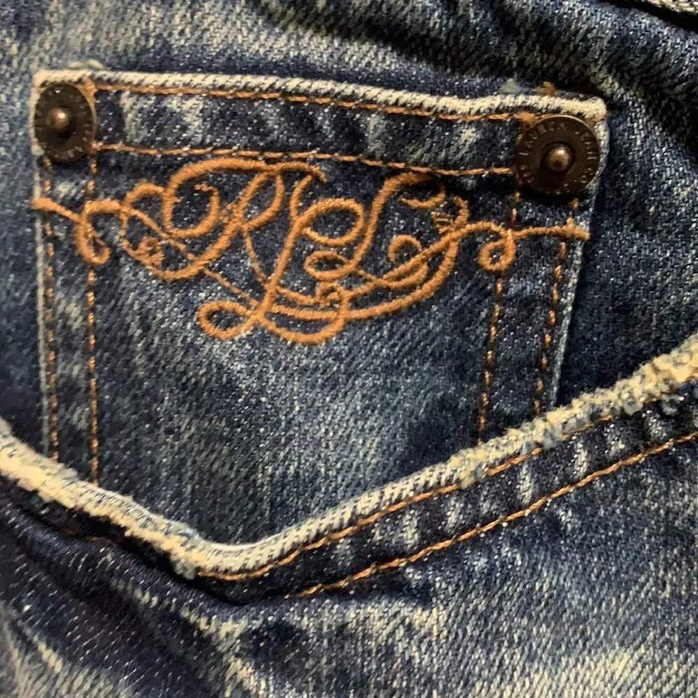 Lauren Ralph Lauren Distressed Patch Petite Jeans - Image 9