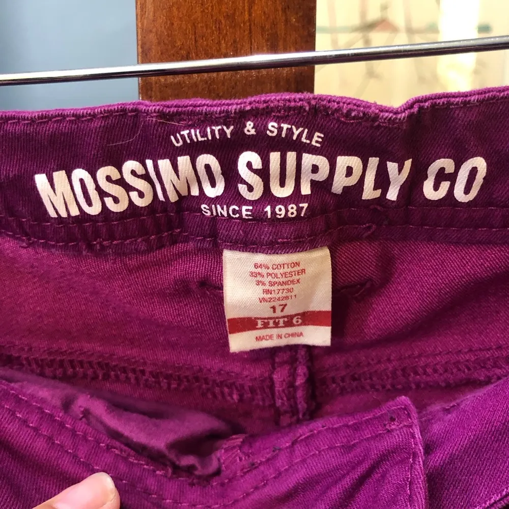 y2K Mossimo Supply Co. Magenta Skinny Jeans size 17 - Image 4
