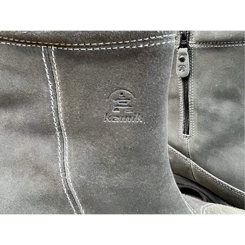 Kamik Soulful RSG3U FK2529X Grey Suede Mid Winter Boot sz 7‎ - Image 5