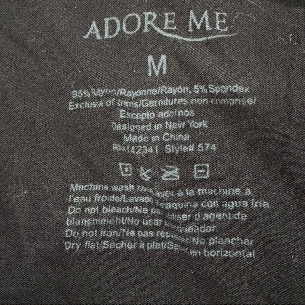 Adore Me NEW  Black Racerback Tank Top Women’s Medium - Image 3