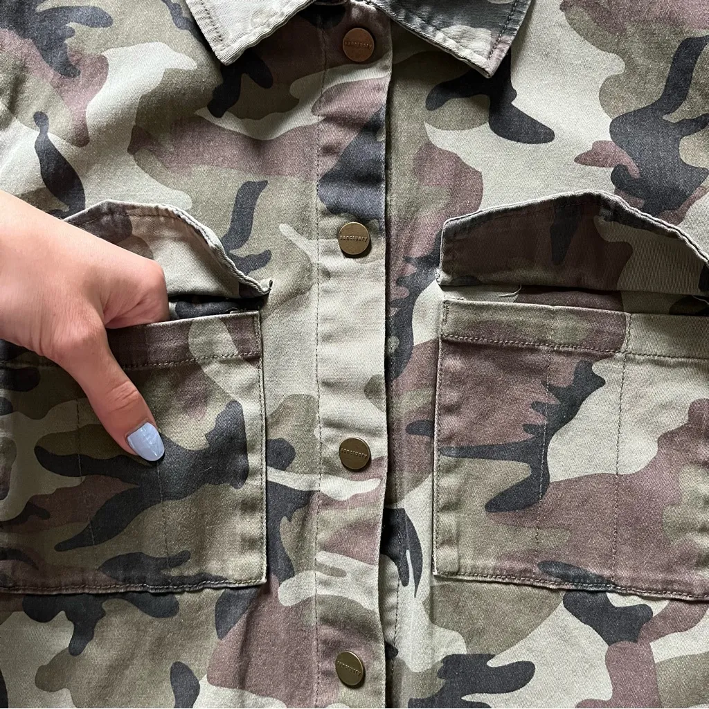 Sanctuary Camouflage Light Weight Jacket - Image 5