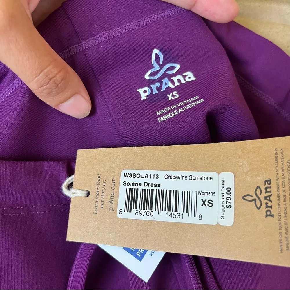 Prana Solana Dress in Grapevine Gemstone - Image 8