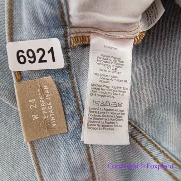 NEW Madewell‎ The Perfect Vintage Jean in Fitzgerald Wash, 24 - Image 15
