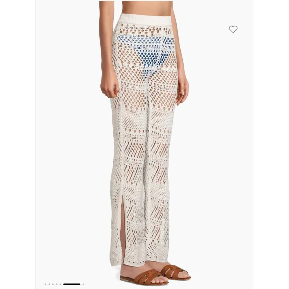 Solid & Striped  the Logan crochet cover up pants Small - Image 2