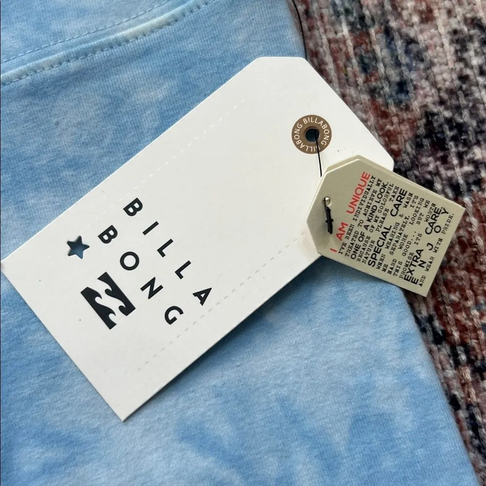 Billabong Little Shores NWT Biker Babe Shorts Morning Sky Size Small - Image 5