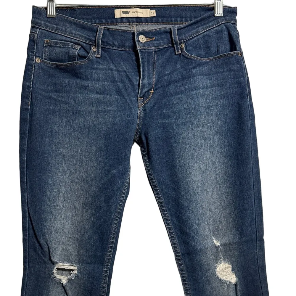 Levi’s 524 Skinny  Blue Jeans - Image 2