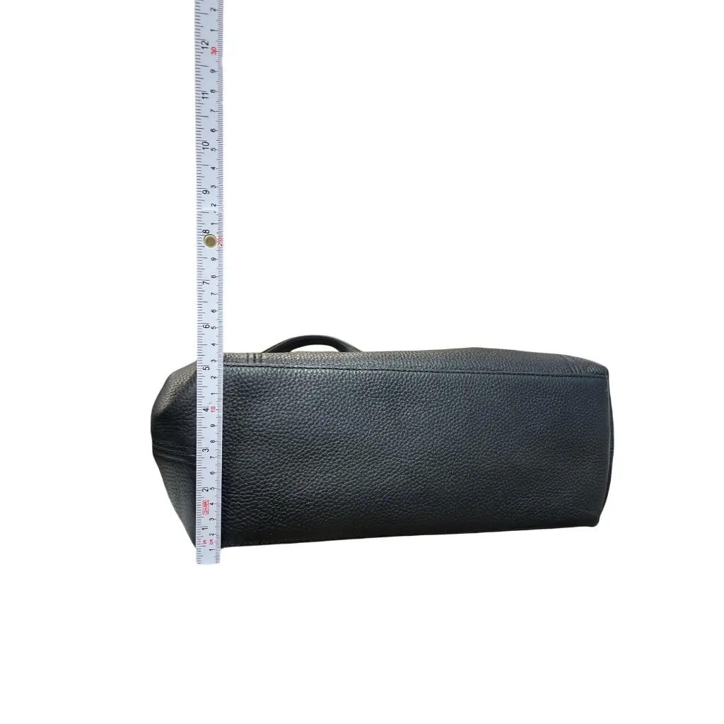 Michael Kors womans Balck Jet Set Large Chain Gold leather Shoulder Tote Handbag - Image 11