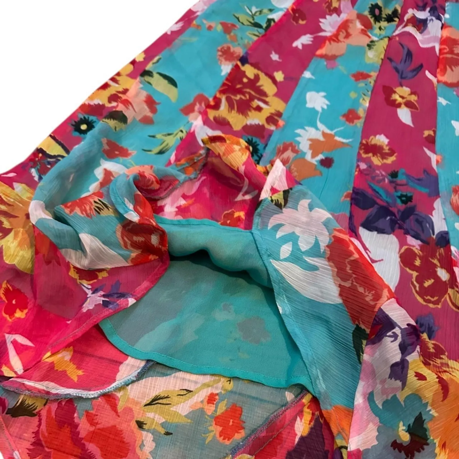 Y2k vintage unique vibrant Skirt Blue Size L - Image 4