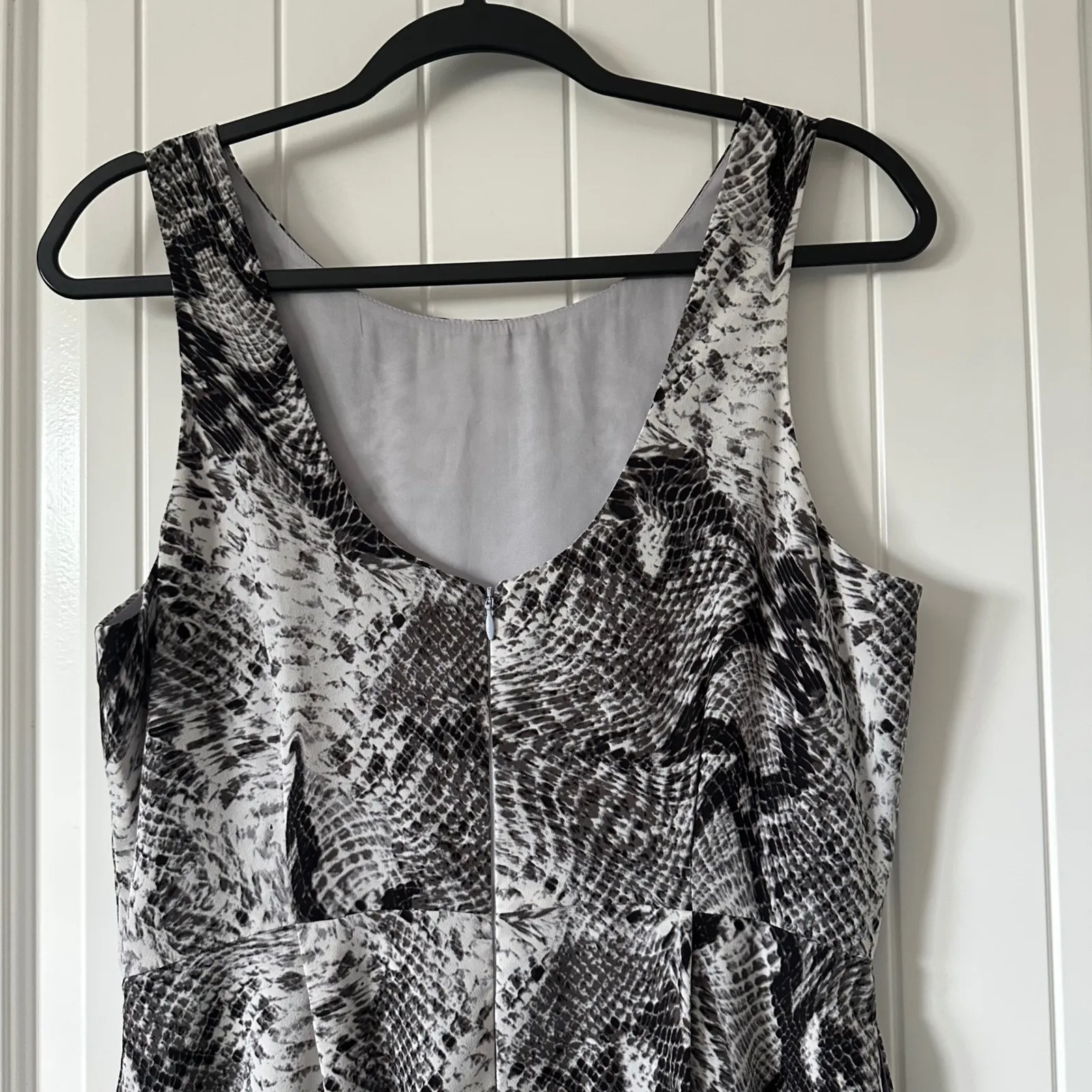 BB Dakota Snakeskin Print Sleeveless‎ Dress Size Medium - Image 5