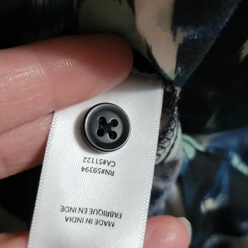 BeachLunchLounge Piper Printed Ecovero Top for Women in Blue Falls Size XS - Image 11