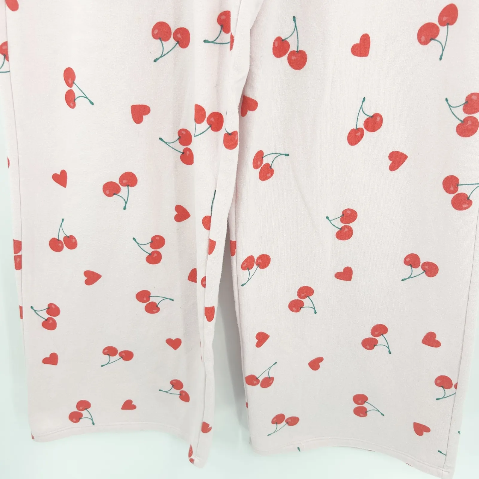 Grayson‎ Threads Cherry Heart Print Lounge Ahtleisure Sweatpants Womens Size L - Image 3